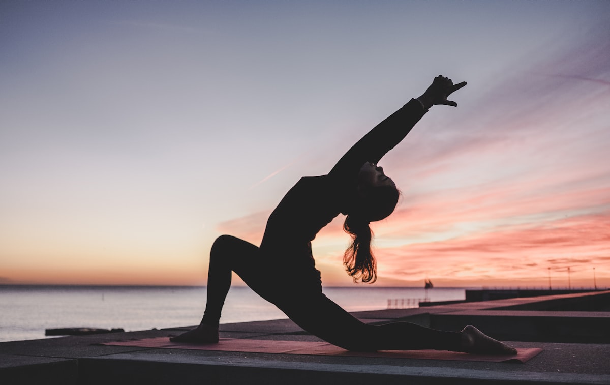 Outdoor morning exercise routine
