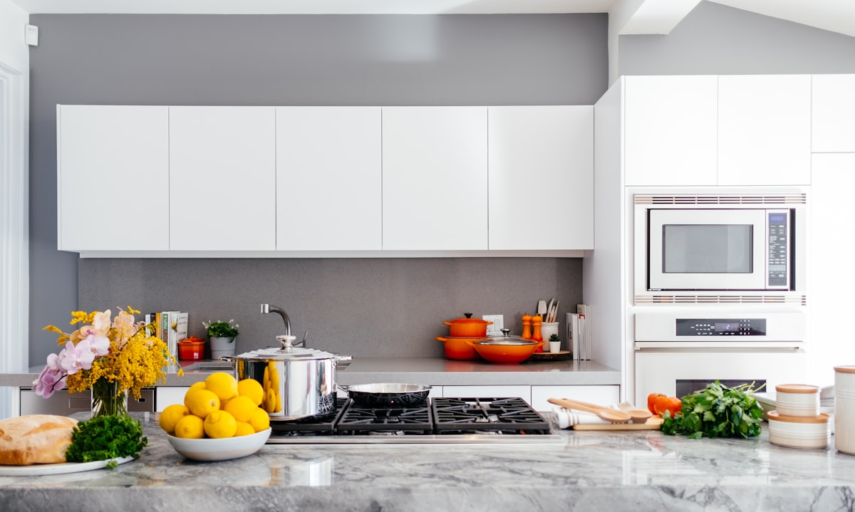 Modern kitchen with quality appliances